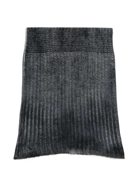 Avant Toi ribbed-knit snood scarf Blue 226WA1022CLNVDH