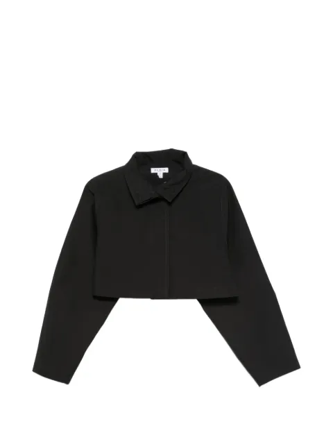 Alaïa high-neck cropped jacket Black AA9V1312W189D