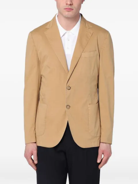 Biagio Santaniello single-breasted notched-lapels blazer Neutrals GL797MFDSE253011C