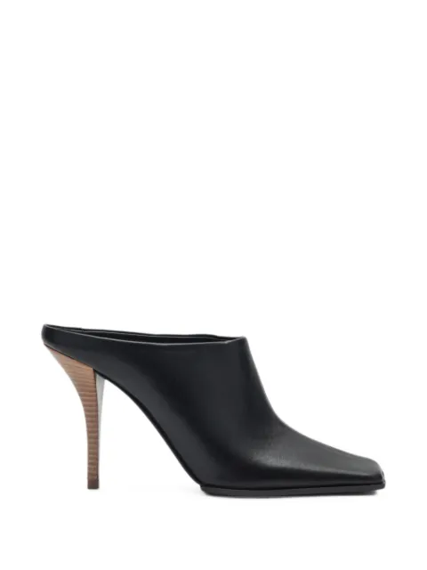 Alaïa square-toe stiletto-heel mules Black AA3M2015I106LE999