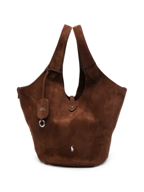 Polo Ralph Lauren Play suede tote bag Brown 428P23824002