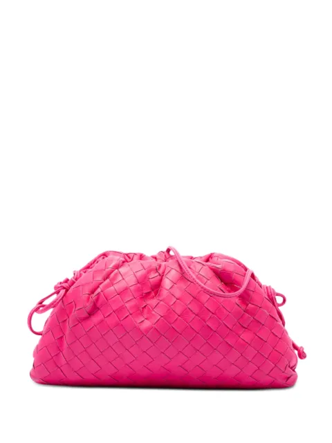 Bottega Veneta Pre-Owned 2012-2026 Nappa Intrecciato The Mini Pouch crossbody bag Pink EHFBKS51N8SAQK2N