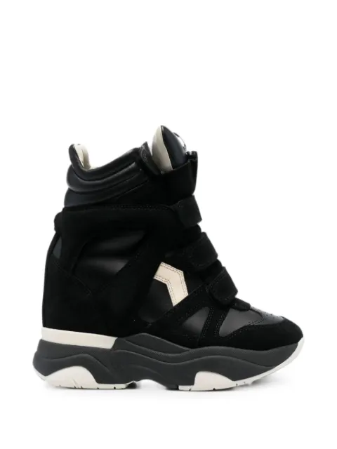 ISABEL MARANT Balskee touch-strap sneakers Black 23PBK0009FAA1E175