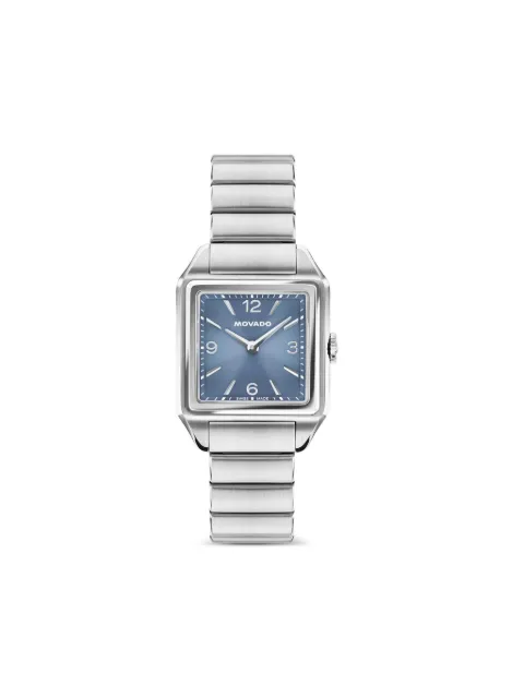 Movado Heritage 1917 square-face 34mm watch Blue 3650248