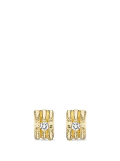 Rene Barnes Reverie VI diamond huggie earrings Gold REVERIEVIEARRINGS