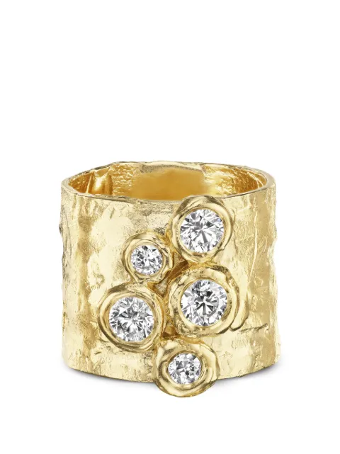 Rene Barnes Romantica Cigar diamond ring Gold ROMANTICADIAMONDCI