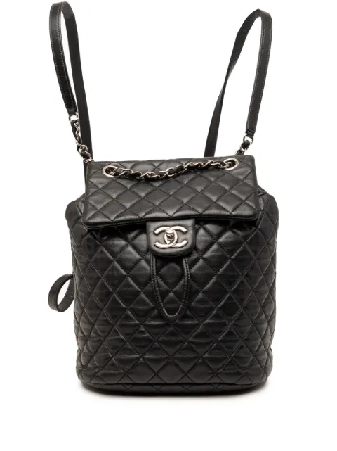 CHANEL Pre-Owned 2016-2017 Small Lambskin Urban Spirit backpack Black J51AZTM7TMZ5B9ZZ