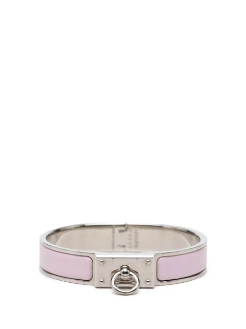 Hermès Pre-Owned 2010-2026 Narrow Enamel Clic Anneau Bracelet PM costume bracelet Pink 0AOQK1MFLDYCO4H8