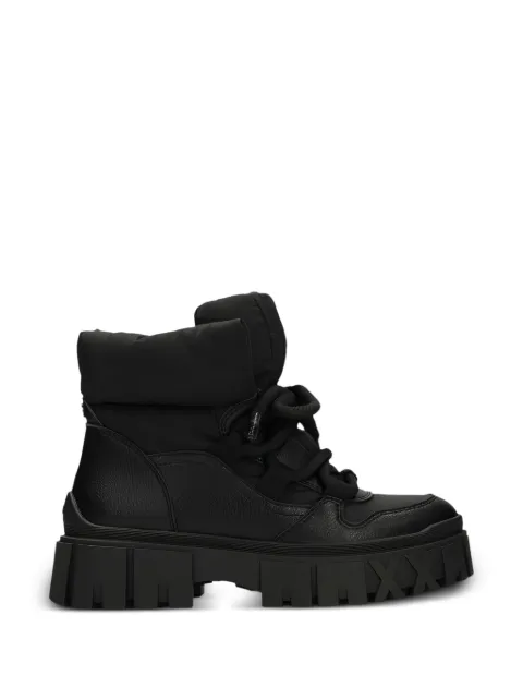 MEXX quilted lace-up boots Black MITY1708743W