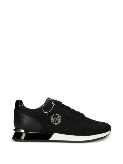 MEXX logo-plaque knit sneakers Black MXK040001W
