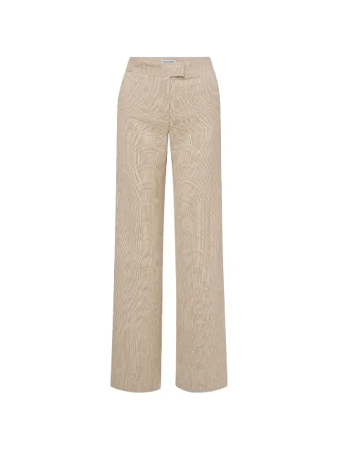 Veronica Beard Broderick check-pattern trousers Neutrals 2605SU11461159
