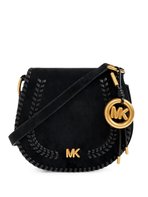 Michael Michael Kors Josie whipstitch-trim shoulder bag Black 30S6AQ5M6O