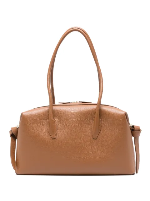 Yuzefi Brioche Duffle grained-leather shoulder bag Brown YUZSS26HBBD