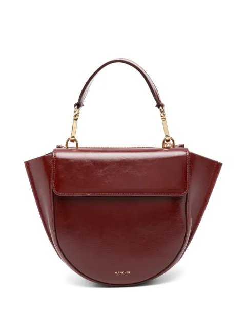 Wandler mini Hortensia leather tote bag Red 000025099