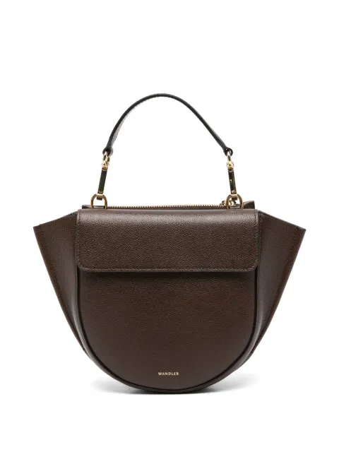 Wandler mini Hortensia leather tote bag Brown 000025099