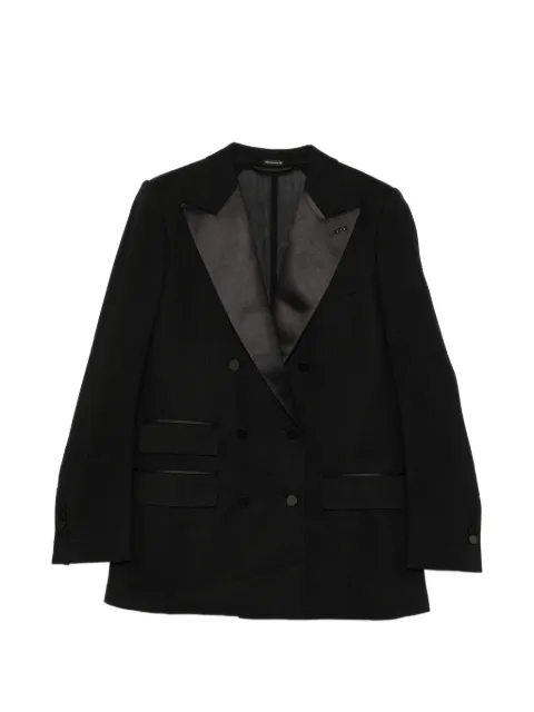 TOM FORD double-breasted buttoned blazer Black GI3117FAX1804