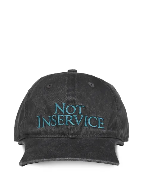 SRVC Studio embroidered-logo baseball cap Grey SS26AC03W61