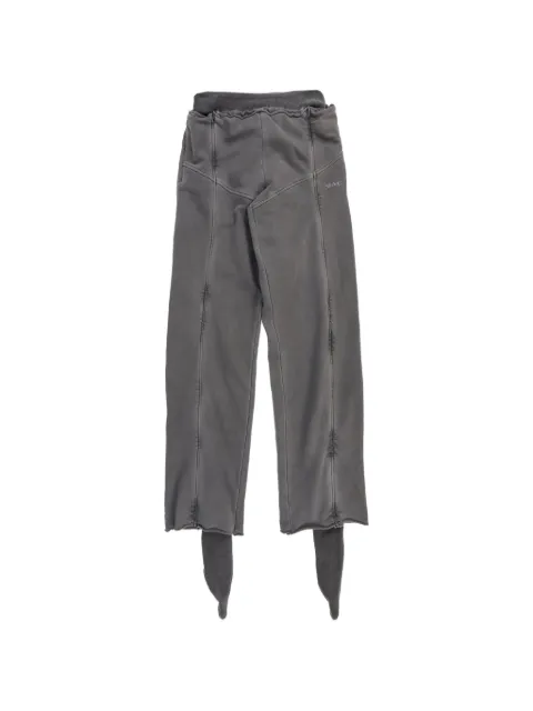 SRVC Studio Baxter distressed panelled track pants Grey SS25809298