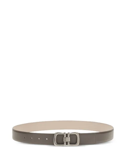 Ferragamo Gancini reversible belt Black 795678