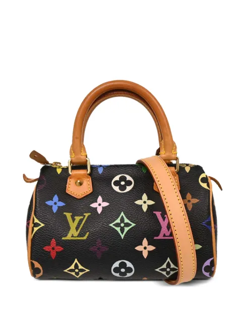 Louis Vuitton Pre-Owned Mini Speedy Multicolor tote bag Black 197042