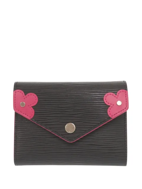 Louis Vuitton Pre-Owned 2018 Epi Blooming Victorine Wallet small wallets Black M0YZQQX0NNRU4YKB