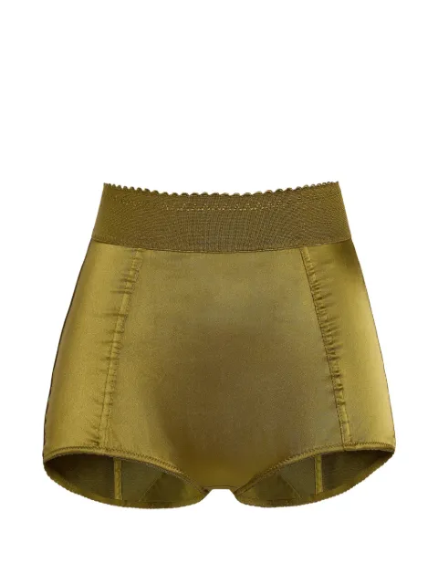 Contessa Mills Seraphim high-waisted knickers Green CM1002258
