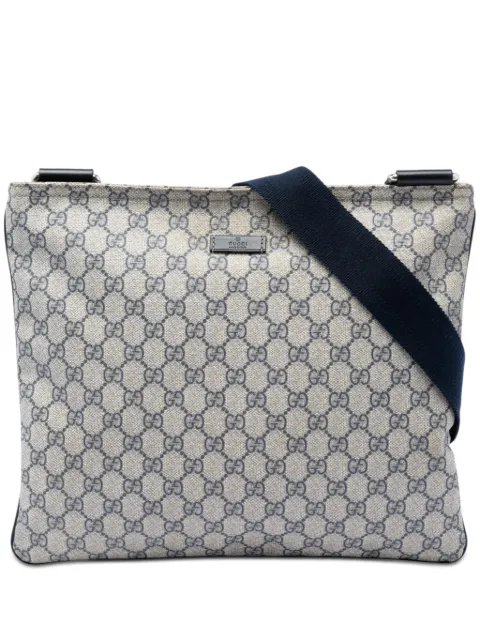 Gucci Pre-Owned 2016-2026 GG Supreme crossbody bag Neutrals Z9ZZTRSWO2NNCW99