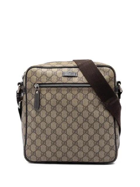 Gucci Pre-Owned 2016-2026 GG Supreme crossbody bag Neutrals Z45VFNV731I3O8EW
