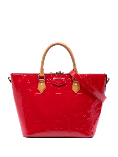 Louis Vuitton Pre-Owned 2014 Monogram Vernis Montebello MM satchel Red NXMU0CPLYD7OPPLS