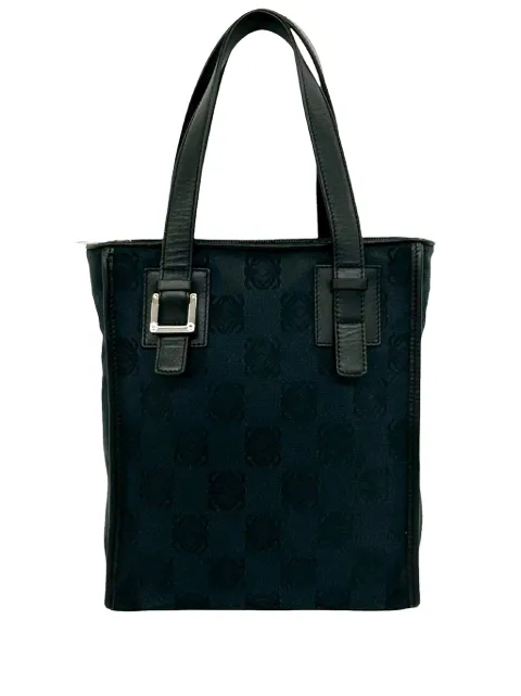 Loewe Pre-Owned 2021-2026 Anagram Canvas tote bag Blue QWM967416KA3XV8X