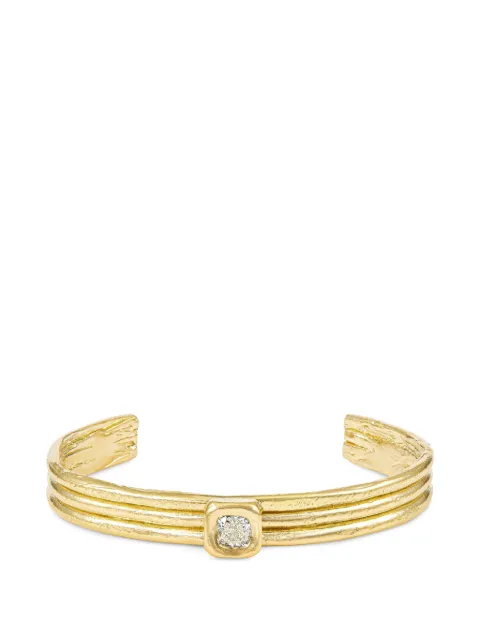 Rene Barnes The Classic Diamond cuff bracelet Gold DIAMONDCLASSICCUFF