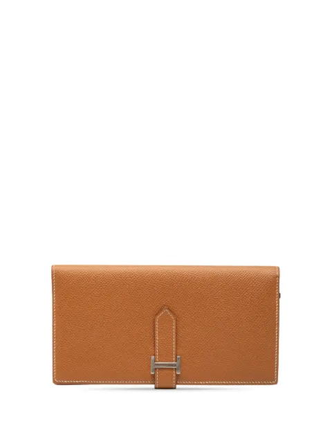 Hermès Pre-Owned 2020 Epsom Bearn Wallet long wallets Brown G8H0U3CNDT57Y0GE