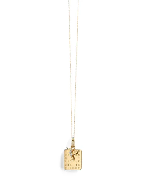 MONICA RICH KOSANN She Is Fierce diamond necklace Gold CH41824