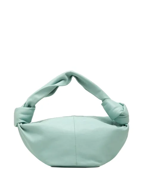 Bottega Veneta Pre-Owned 2021-2026 Calfskin Double Knot handbag Blue KCQMBLZF8MK68JDX