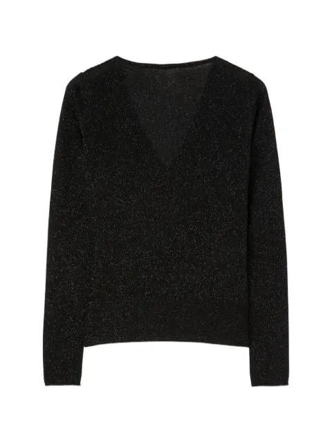 RETORI V-neck blouse Black 04WKNTO175VS03