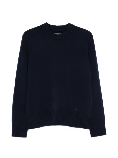 LouLou de Saison ribbed-trim crew-neck knit Blue BALTRA