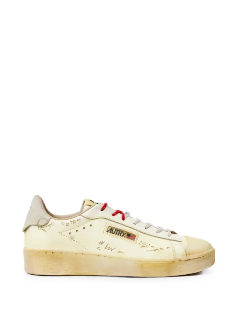 Autry Dallas leather sneakers Neutrals DVLMRW01