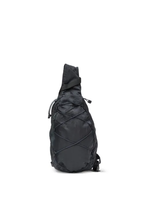 C.P. Company logo-lettering backpack Grey 21CMAC735A005269G950