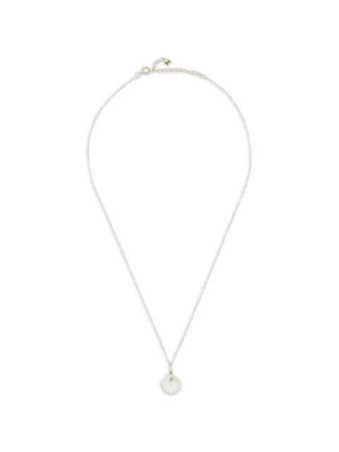 Mateo Venus mother-of-pearl necklace Gold 14KTCARVEDMOTHEROFPEARLVENUSSHELLNECKLACE