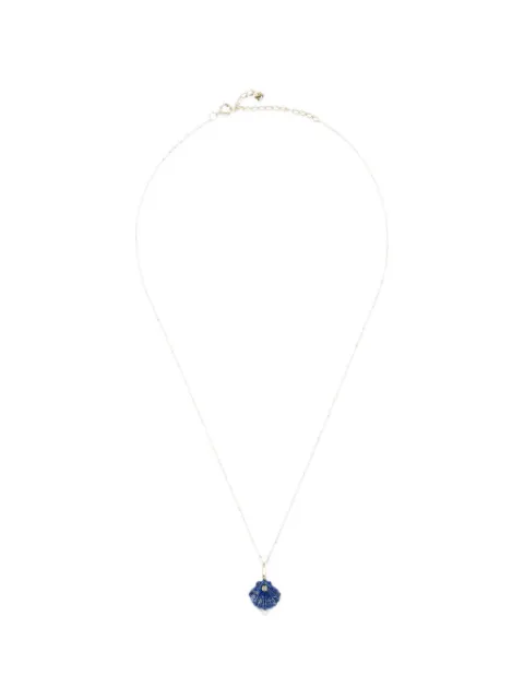 Mateo Venus lapis necklace Gold 14KTCARVEDLAPISVENUSSHELLNECKLACE