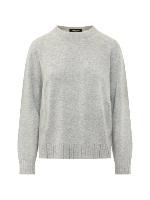 Fabiana Filippi ribbed-trim sweater Grey MAD216F028M281