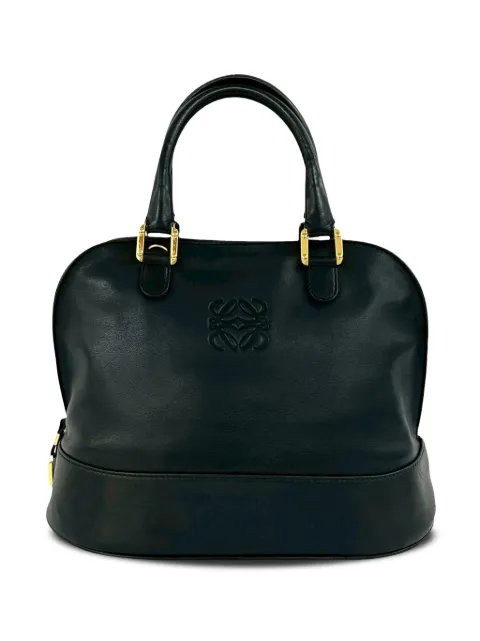 Loewe Pre-Owned 2000-2026 Leather Anagram handbag Black LHA0IQS78ZKRYE44