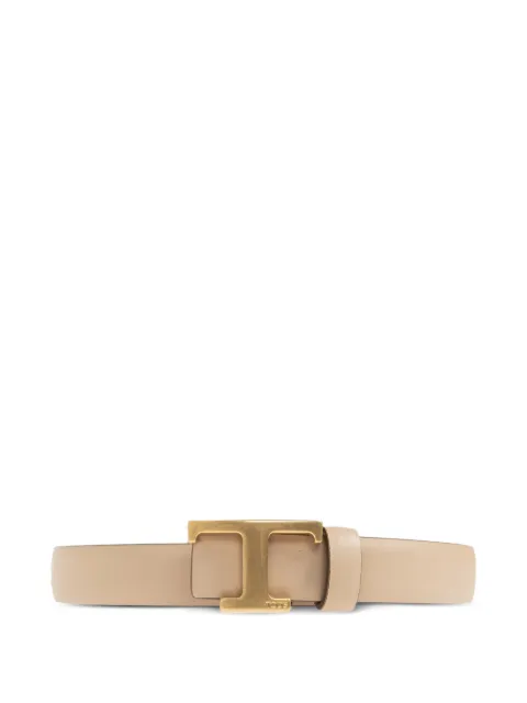 Tod's T Timeless leather belt Neutrals XCWTSB30100RBR