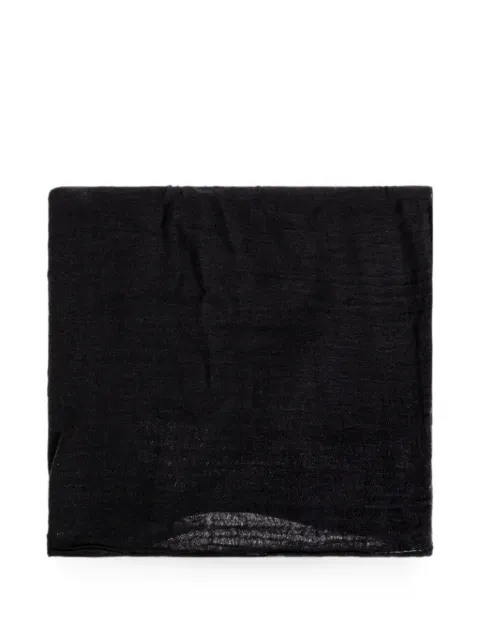 Rick Owens raw-edge scarf Black RP02F5465SCAR