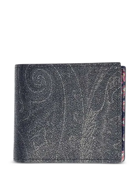 ETRO Arnica Paisley-print wallet Black MP2D0004AKG75