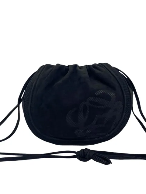 Loewe Pre-Owned 20th Century Leater Anagram shoulder bag Black T7SWLA96CBAOHBQC