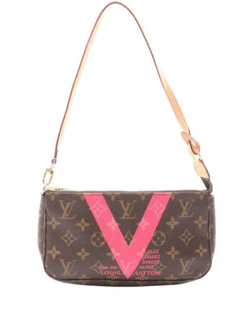 Louis Vuitton Pre-Owned 2015 Monogram V Pochette Accessoires handbag Brown BRMQ1IP10AGIV91U