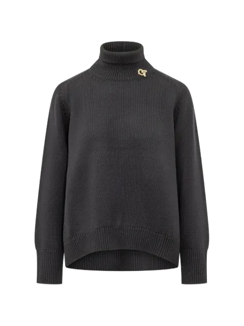 Fabiana Filippi roll-neck wool sweater Black MAD216F065D462