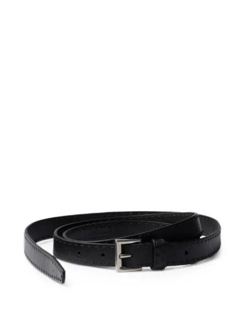 Prada Antiqued leather belt Black 1CC7322ZQ4
