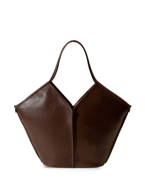 Hereu Calella tie-fastening shoulder bag Brown WBCALD